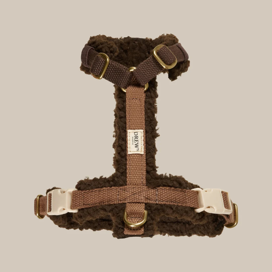 DREW'S DOGWEAR - Teddy-Geschirr (braun)