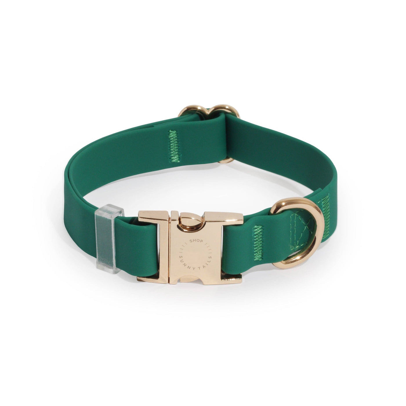 SUNNY TAILS - Waterproof Dog Collar - Meadow Green