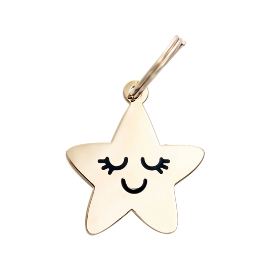 TWO TAILS PET COMPANY - Smiling Star Pet ID Tag - OSSO BLU