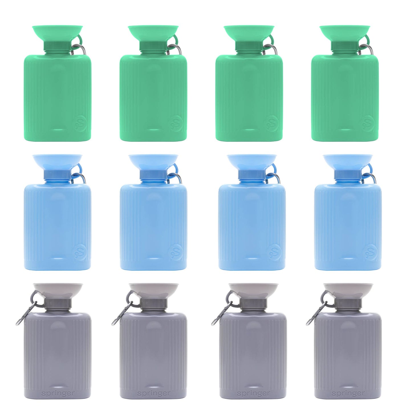 SPRINGLAND PETS – Hundereise-Wasserflasche Growler 1,3 L (ohne Silikon-Klappschale) - OSSO BLU