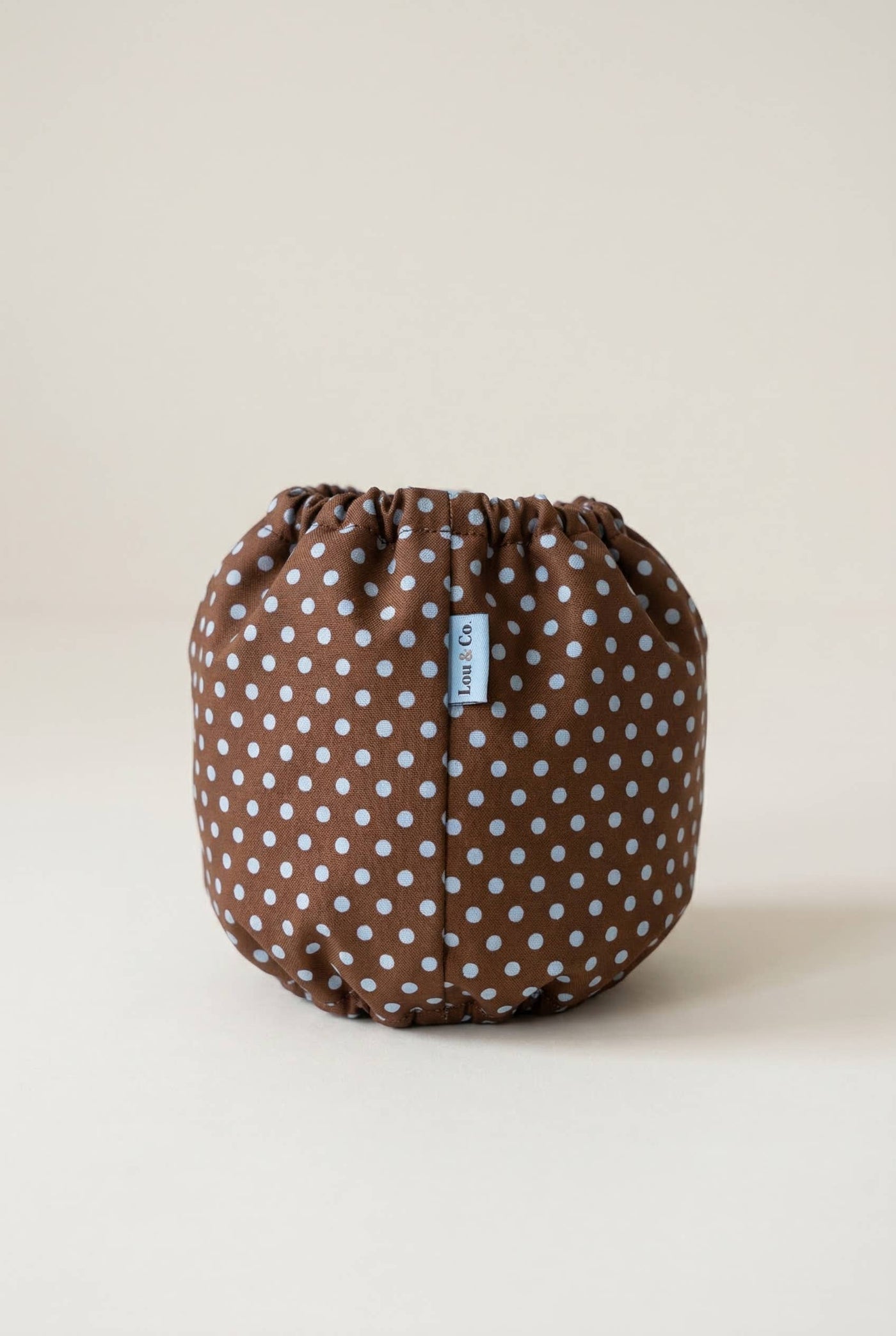 LOU & CO. - Stylish Ear Protection for Dogs "Brown Dots"
