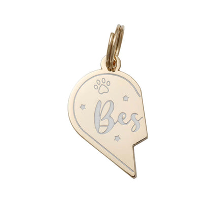 TWO TAILS PET COMPANY - Besties - Pet ID Tag & Charm