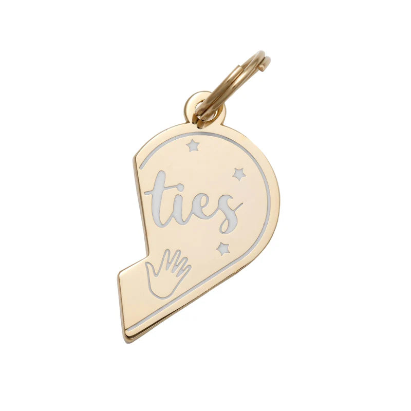 TWO TAILS PET COMPANY - Besties - Pet ID Tag & Charm