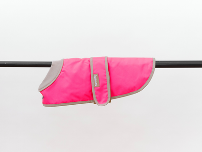 LUMIIES – Glow Raincoat Mini-Fit Hunderegenmantel Neonpink