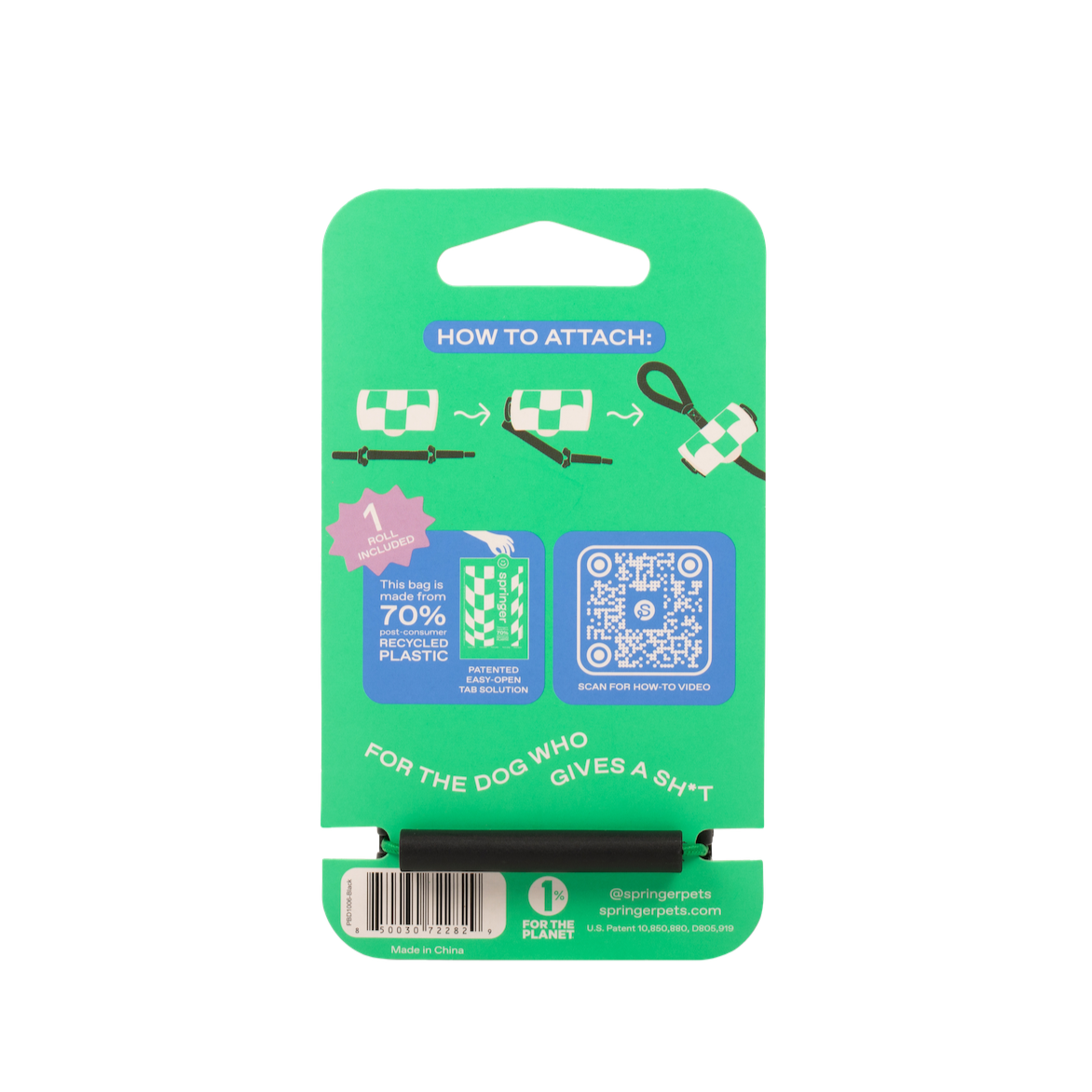 SPRINGLAND PETS - Hundekotbeutel-Spender + Rolle - OSSO BLU