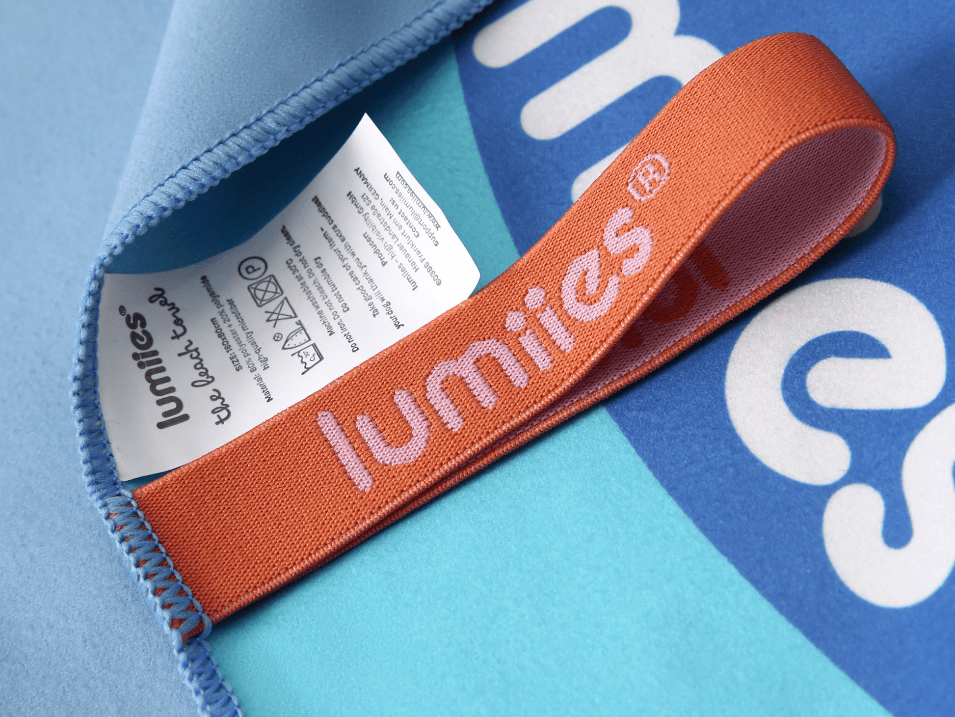 LUMIIES - Schnelltrocknendes Mikrofasertuch für Hunde – Dackel - OSSO BLU