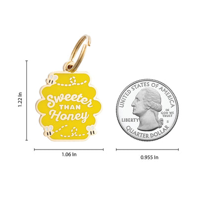 VORBESTELLUNG - Sweeter Than Honey Pet ID Tag - OSSO BLU