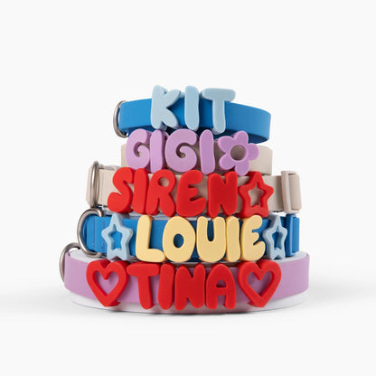 SPRINGLAND PETS - Silikon Hundecharm Anhänger für Halsband, Leine & Trinkflasche - OSSO BLU