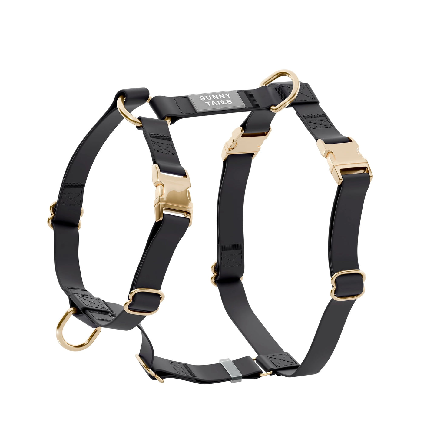 SUNNY TAILS - Wasserdichtes Hundegeschirr - Ember Black