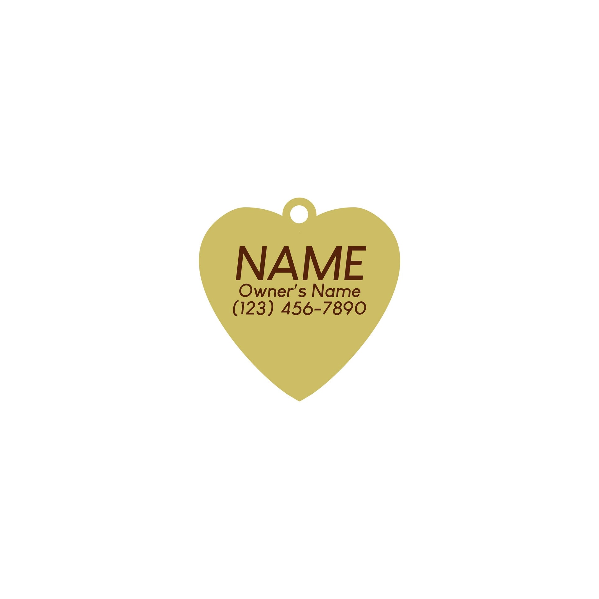 TWO TAILS PET COMPANY - Smiling Heart Pet ID Tag - OSSO BLU