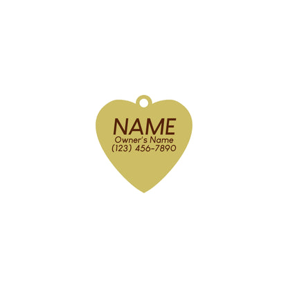 TWO TAILS PET COMPANY - Smiling Heart Pet ID Tag - OSSO BLU
