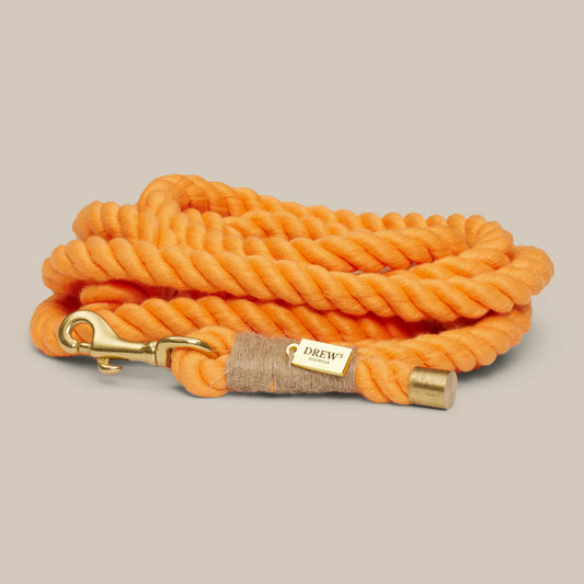 DREW'S DOGWEAR - Handsfree Soft-Hundeleine (orange) - OSSO BLU