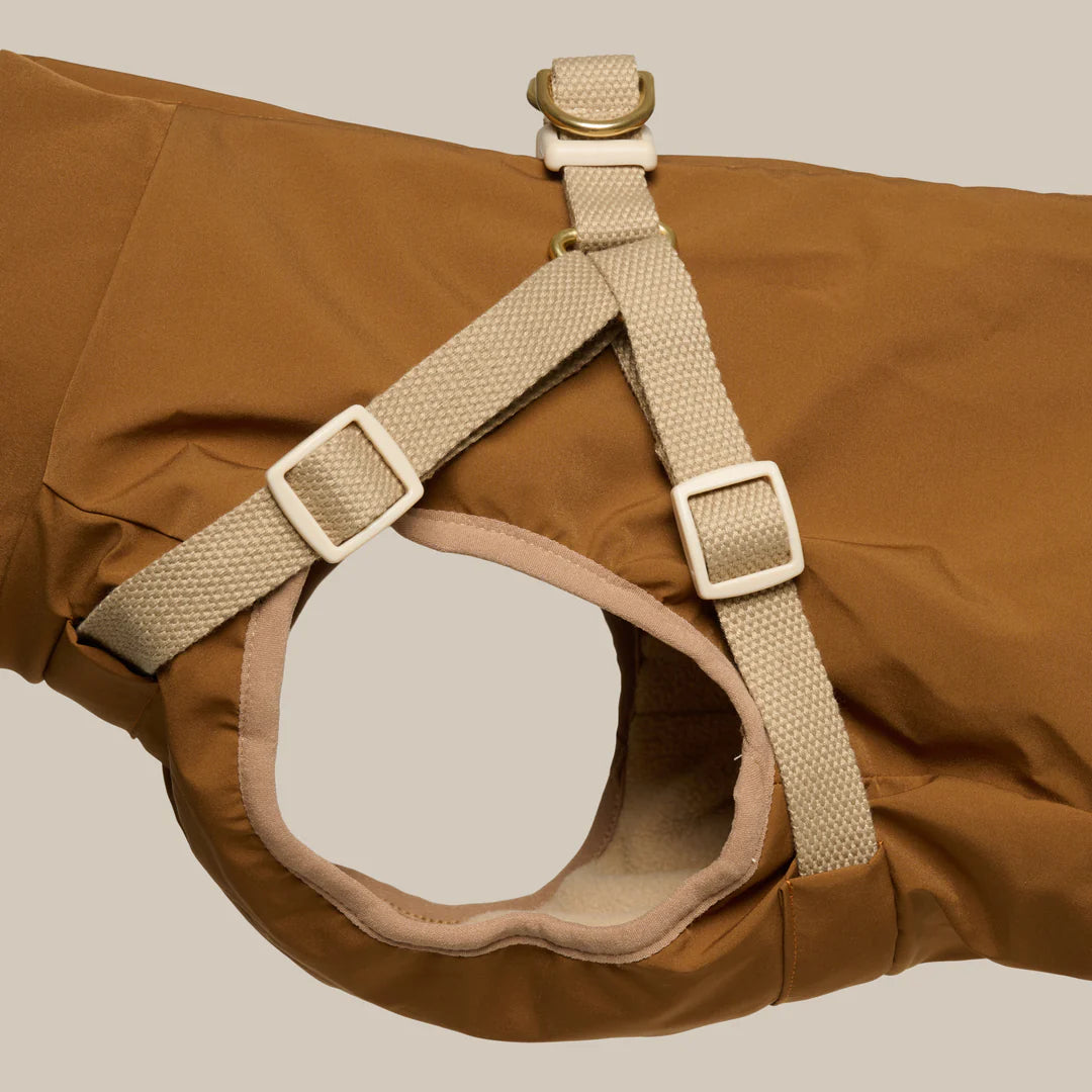 DREW'S DOGWEAR - Zermatt // Step-In Hundejacke – Braun