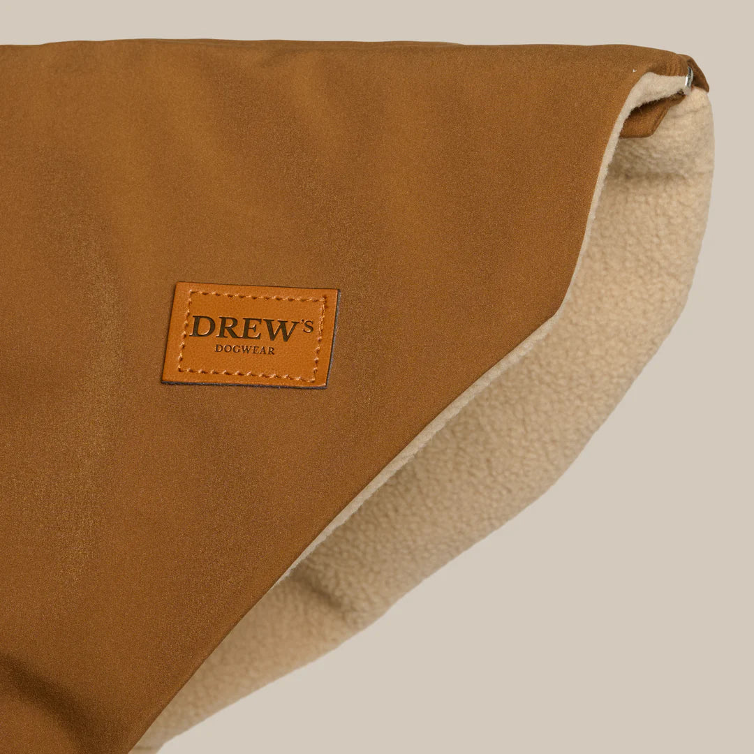 DREW'S DOGWEAR - Zermatt // Step-In Hundejacke – Braun