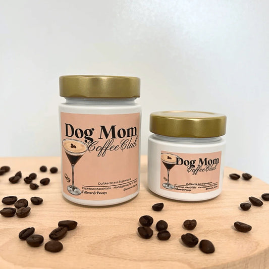 FELLEVER & PAWAYS - Kerze "Dog Mom Coffee Club"