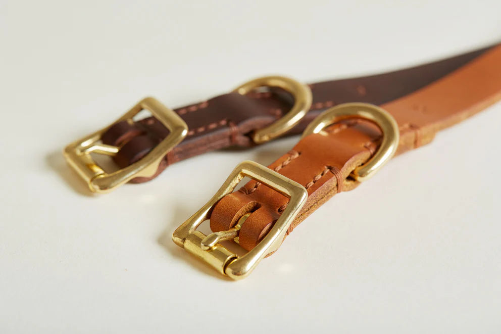 HELEN WELLS - Collar CLASSIC COGNAC