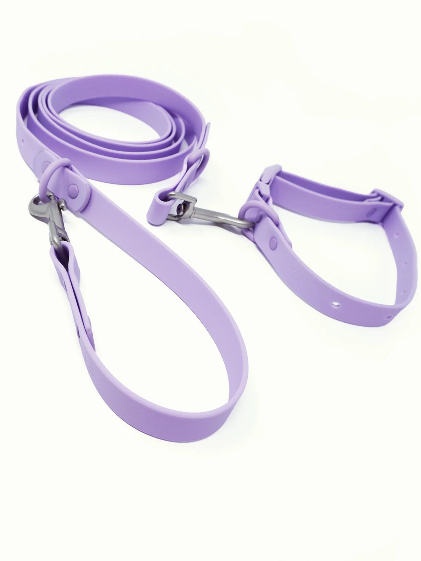 PAWPOPZ - Halsband & Leine Set - Lila