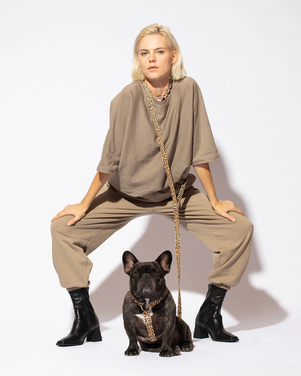 HOT DOGGIES - Freihandleine „Coco Noir“