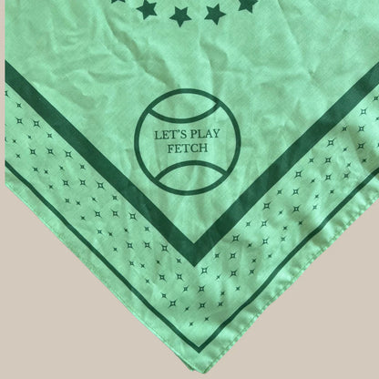 DREW'S DOGWEAR – LIME Hundebandana – Stylisches Halstuch für Hunde - OSSO BLU