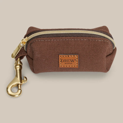 DREW’S DOGWEAR - Hundekotbeuteltasche – Espresso Brown