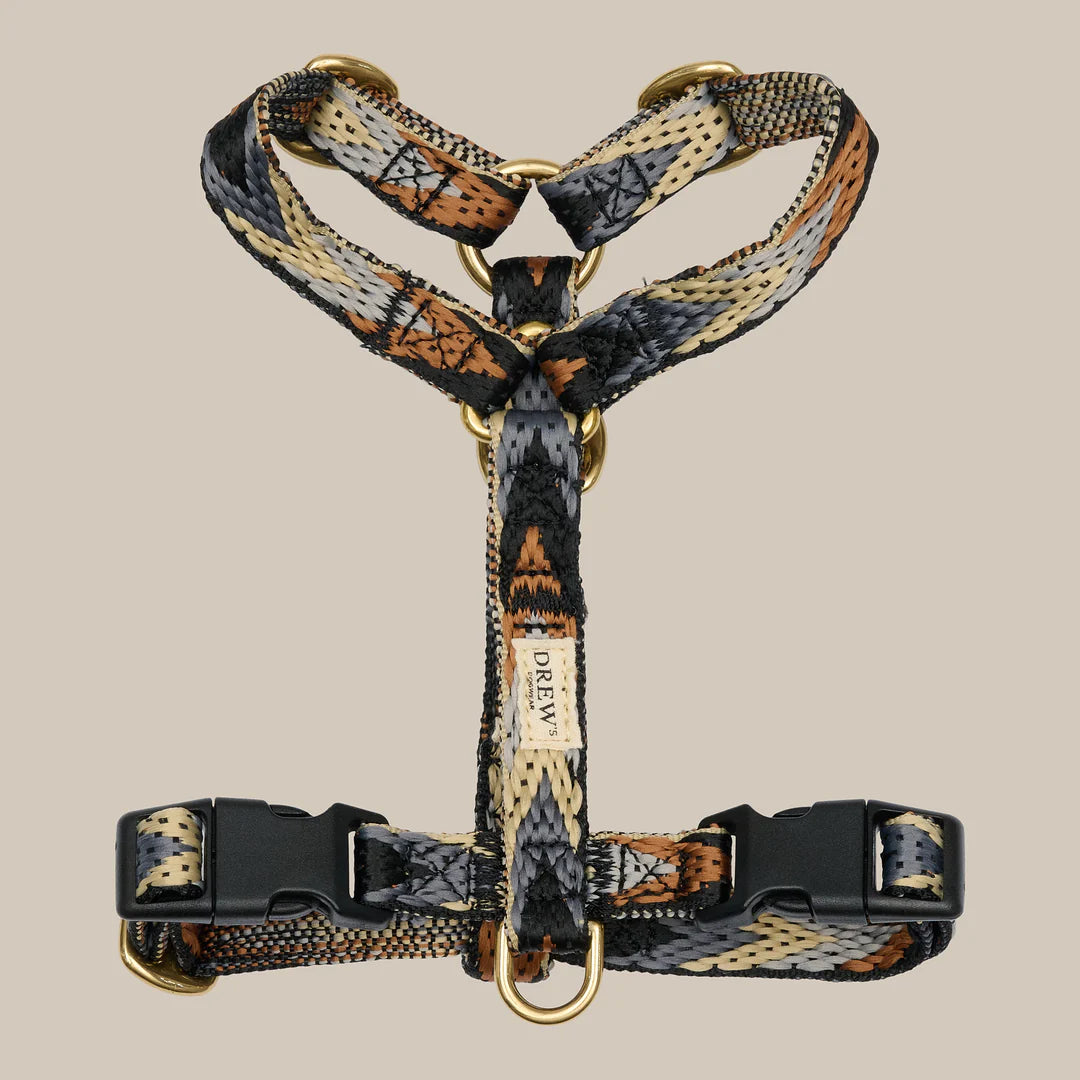 DREW'S DOGWEAR - Dunkler Pfeil / Hundegeschirr - OSSO BLU