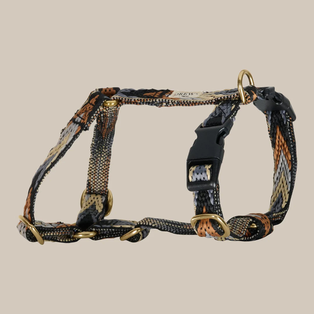 DREW'S DOGWEAR - Dunkler Pfeil / Hundegeschirr - OSSO BLU