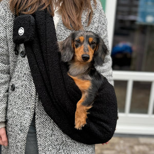 THE DOG LABEL - TDL-2 Teddy Bag – Schwarz - OSSO BLU