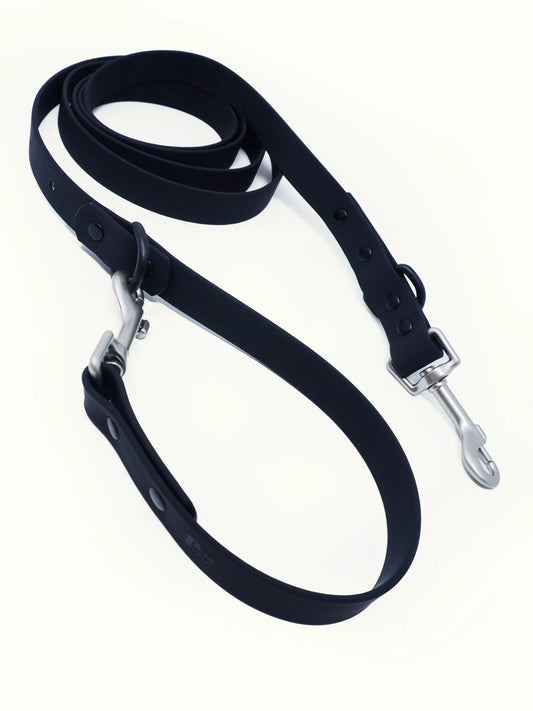 PAWPOPZ – Personalisierte Hundeleine - Schwarz