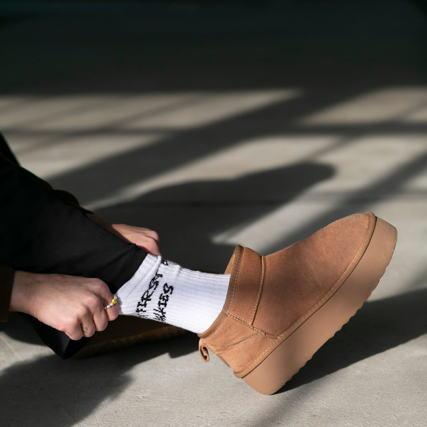 OSSO BLU - Socken "BUT FIRST WALKIES"