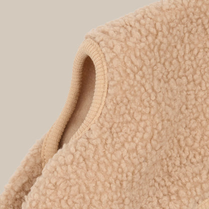 DREW’S DOGWEAR - Milo Sherpa-Hundepullover – Beige