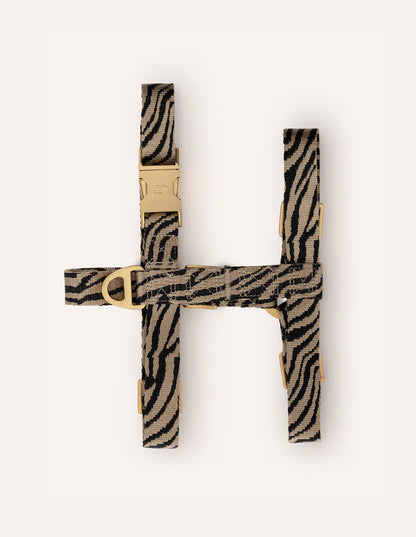 DOGGUO - Zebra Geschirr – Beige/Black - OSSO BLU