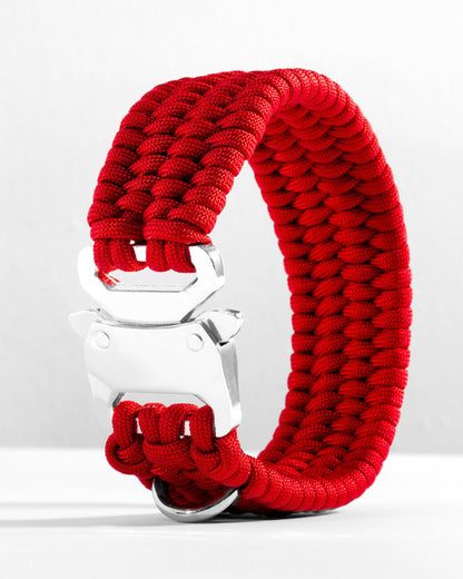 VALKA KUKUR - BOLD COLLAR in Party Red