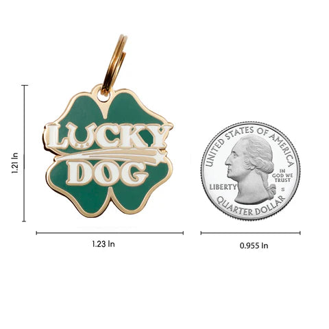 TWO TAILS PET COMPANY - Lucky Dog Pet ID Tag - OSSO BLU