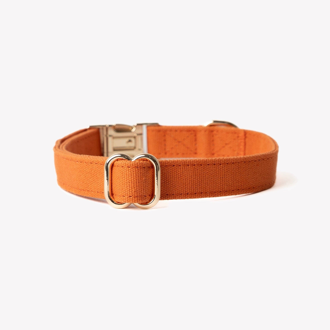 FURLOU – Terracotta Cotton Canvas Dog Collar