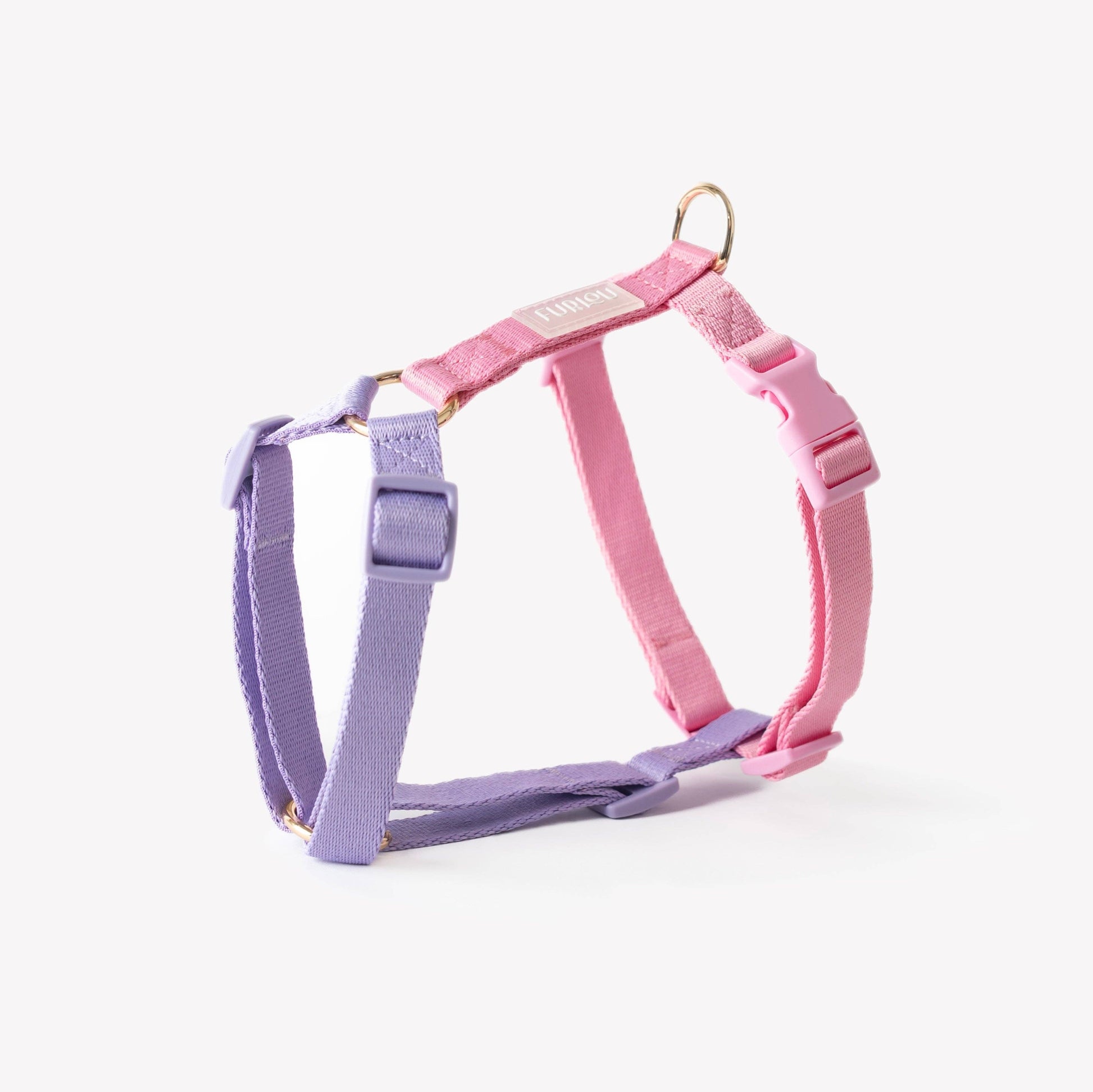 FURLOU - „Lavendel & Rosa“ – Verstellbares Hundegeschirr - OSSO BLU