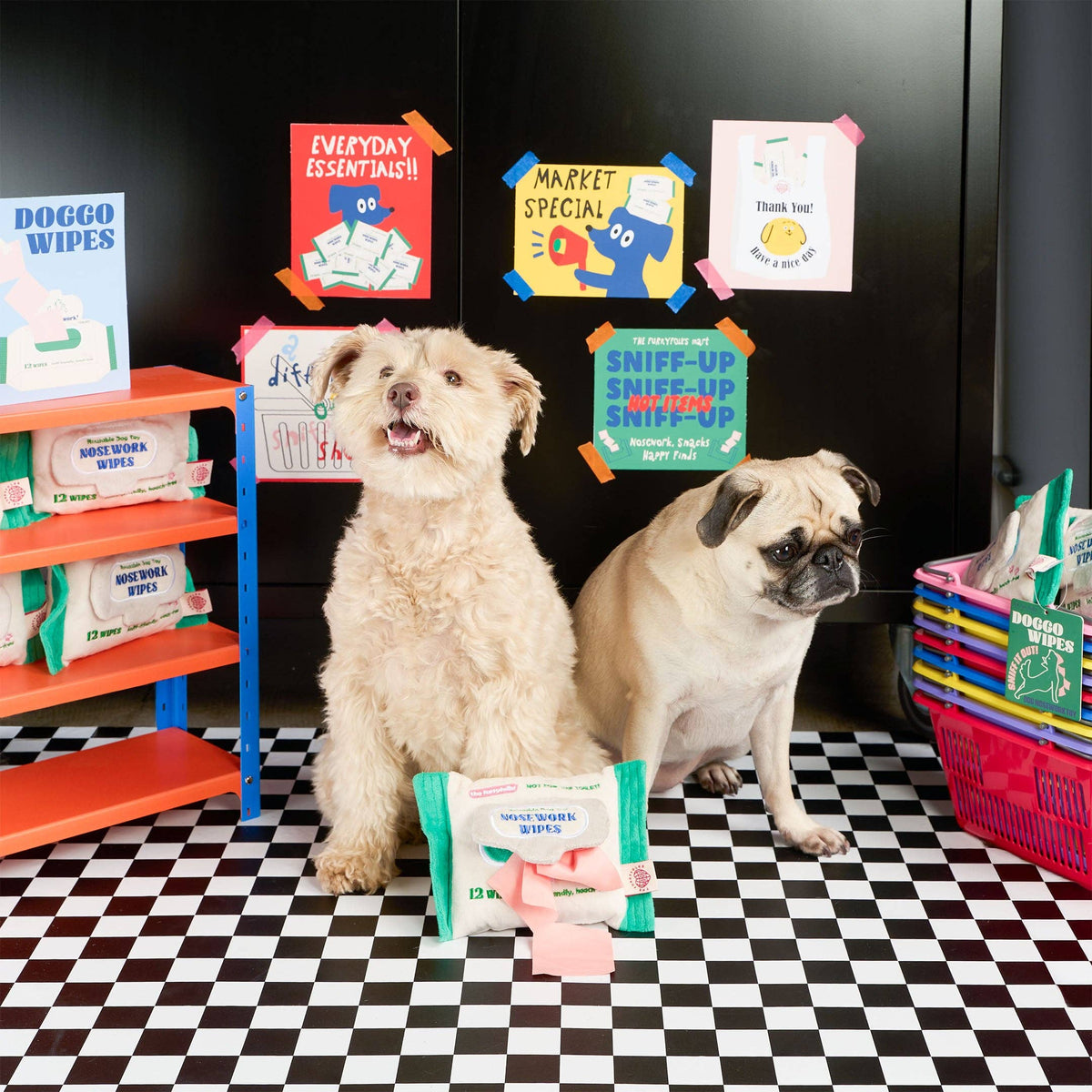 the furryfolks - Doggo Wipe Nasenarbeits-Spielzeug - OSSO BLU