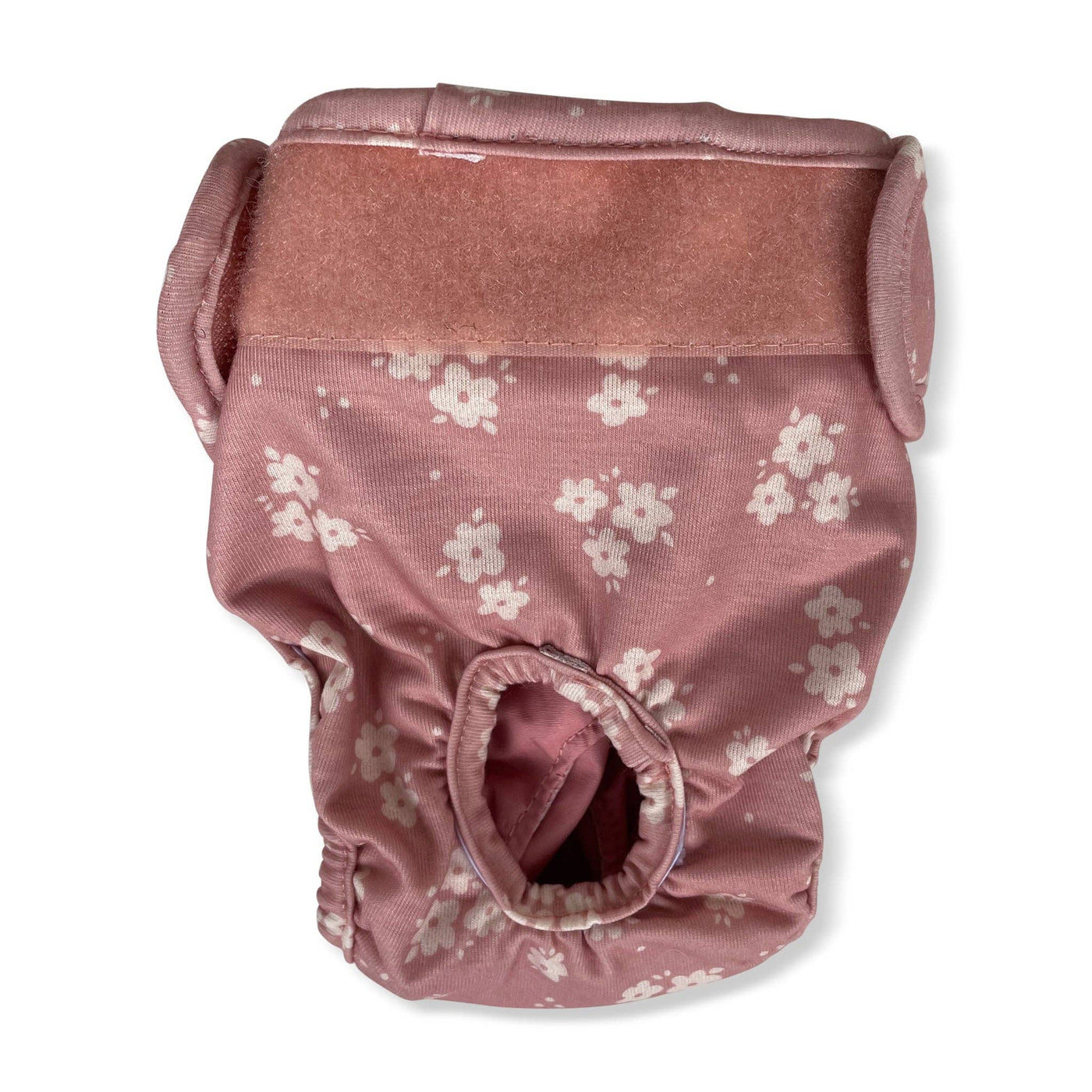 PUPPY BOHÈME - Dog Diaper Pants for Bitches – Old Rose with Floral Pattern