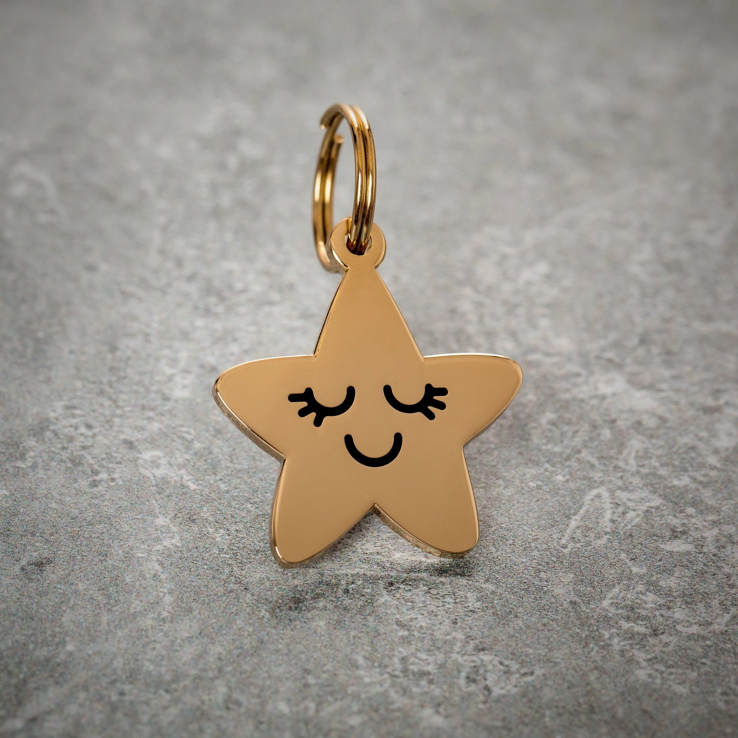 TWO TAILS PET COMPANY - Smiling Star Pet ID Tag - OSSO BLU