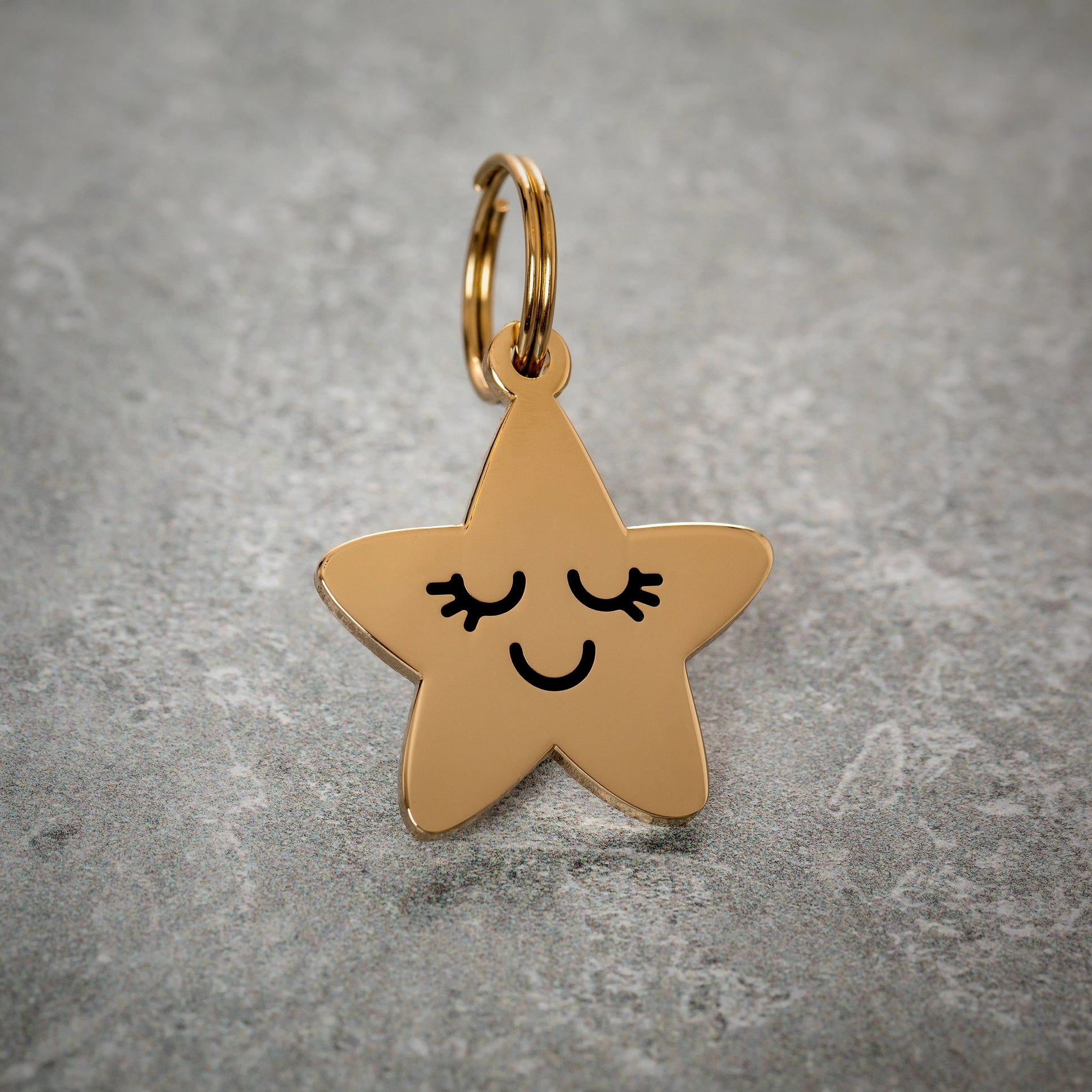 TWO TAILS PET COMPANY - Smiling Star Pet ID Tag - OSSO BLU