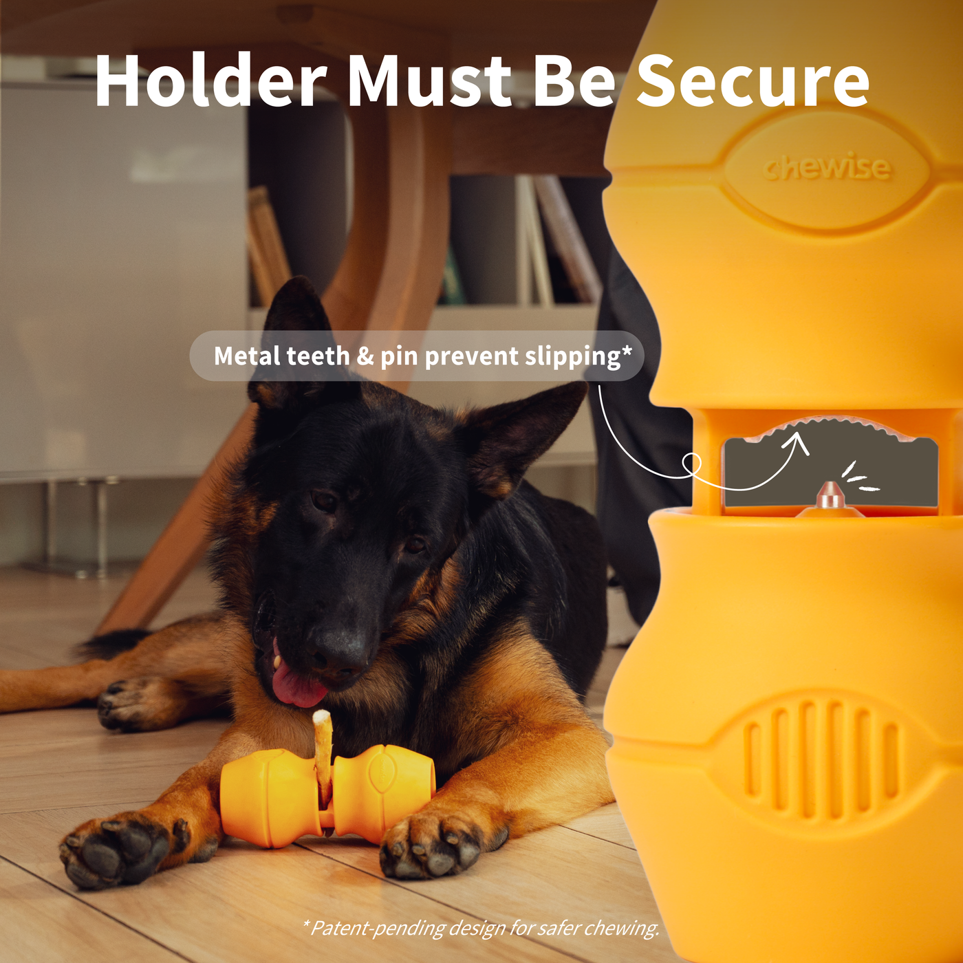 CHEWISE - Secure Chew Holder - XL | For dogs over 32 kg