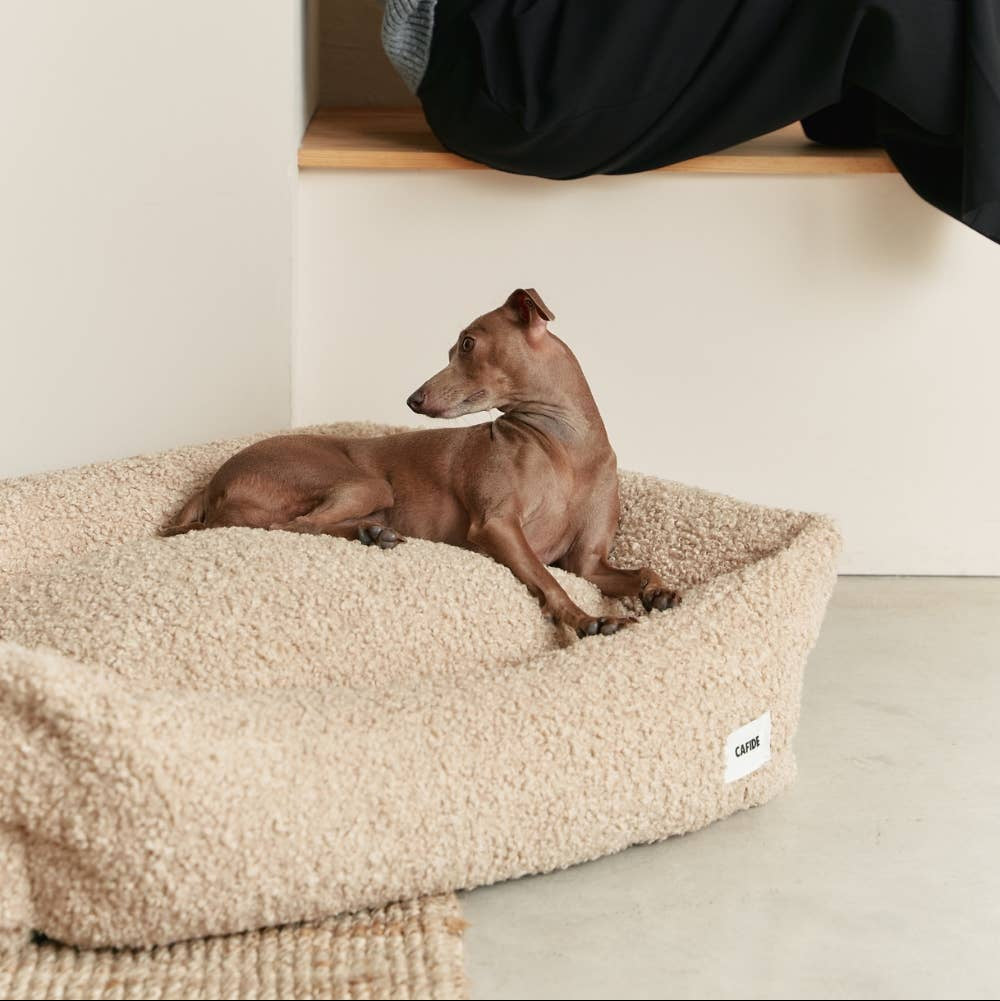 CAFIDE - Hundebett „Snozy“ – Beige - OSSO BLU
