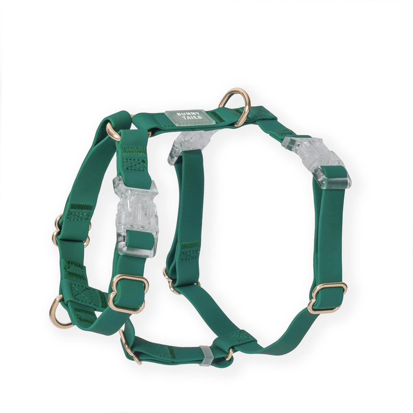 SUNNY TAILS - Waterproof Dog Harness - Meadow Green