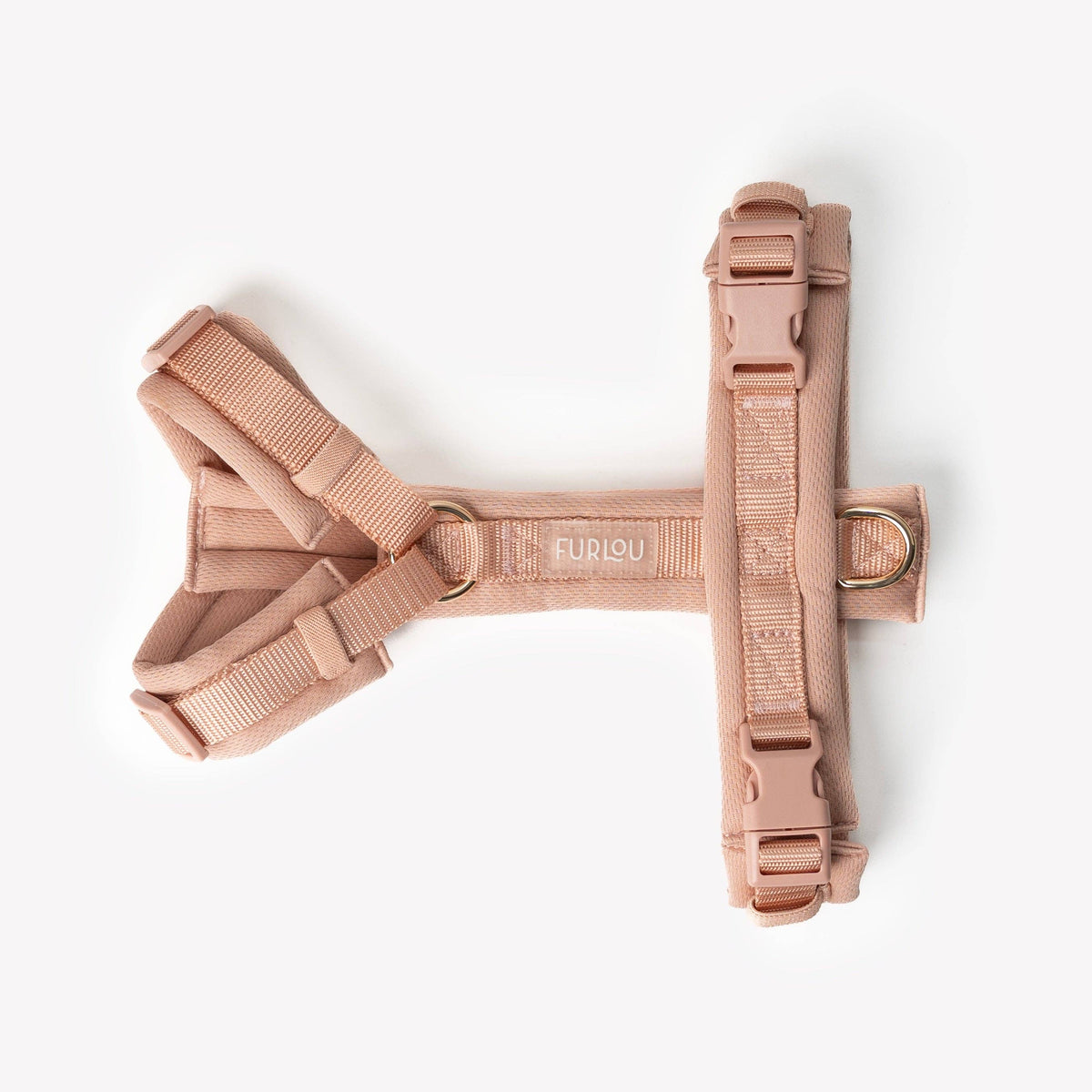 FURLOU – Komfort Hundegeschirr Powder Rose