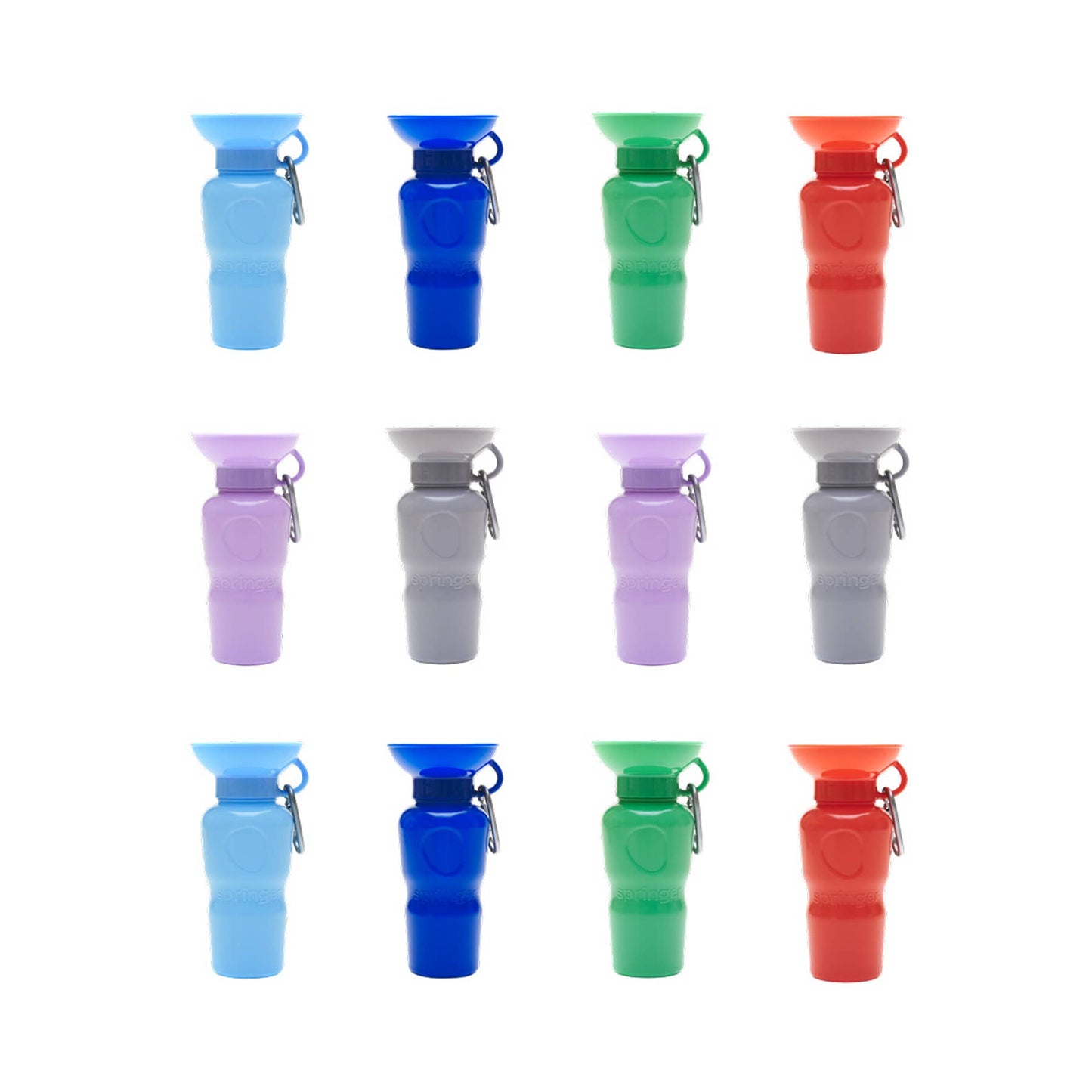 SPRINGLAND PETS – Hundereise-Wasserflasche Classic 650 ml (ohne Silikon-Klappschale) - OSSO BLU