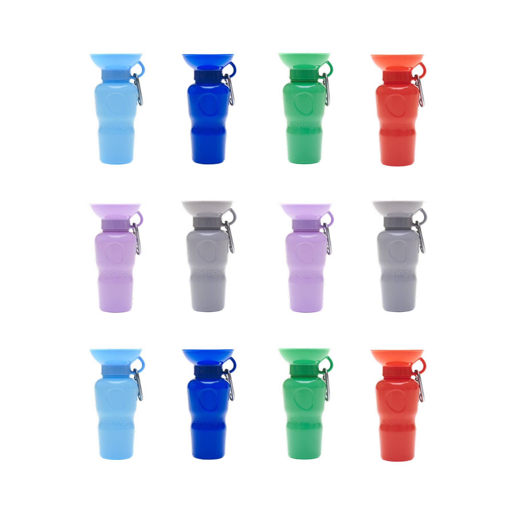 SPRINGLAND PETS – Hundereise-Wasserflasche Classic 650 ml (ohne Silikon-Klappschale) - OSSO BLU