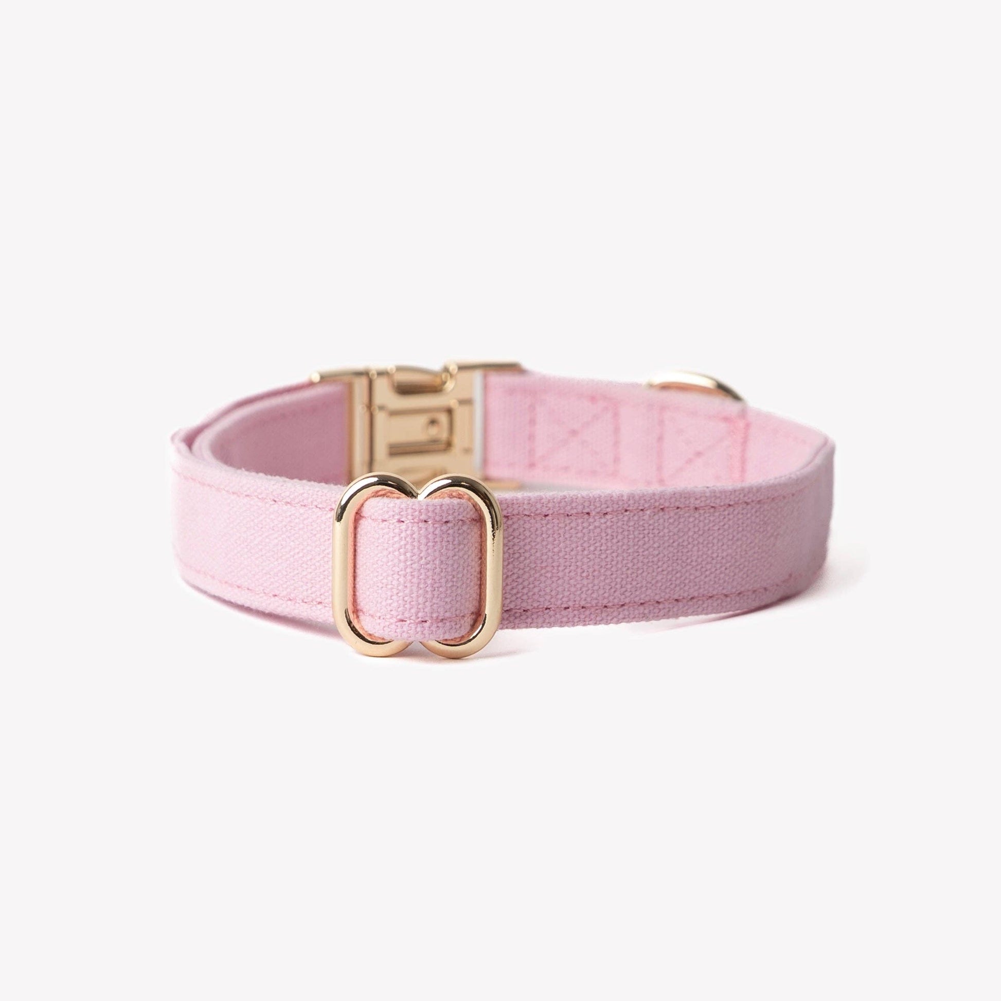 FURLOU – Hundehalsband aus Baumwoll-Canvas in Rosa - OSSO BLU