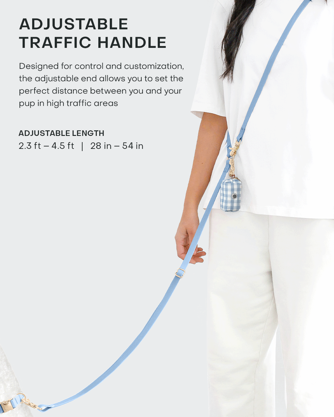 SUNNY TAILS - Cloud 4-in-1 Hundeleine - Glow in the Dark