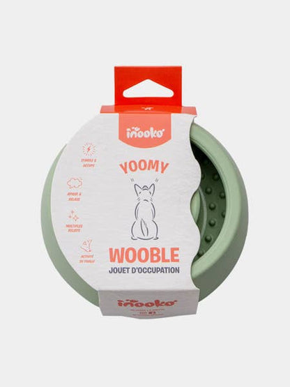 INOOKO - Yoomy Wobble - Beschäftigungsspielzeug für Hunde - Salbei