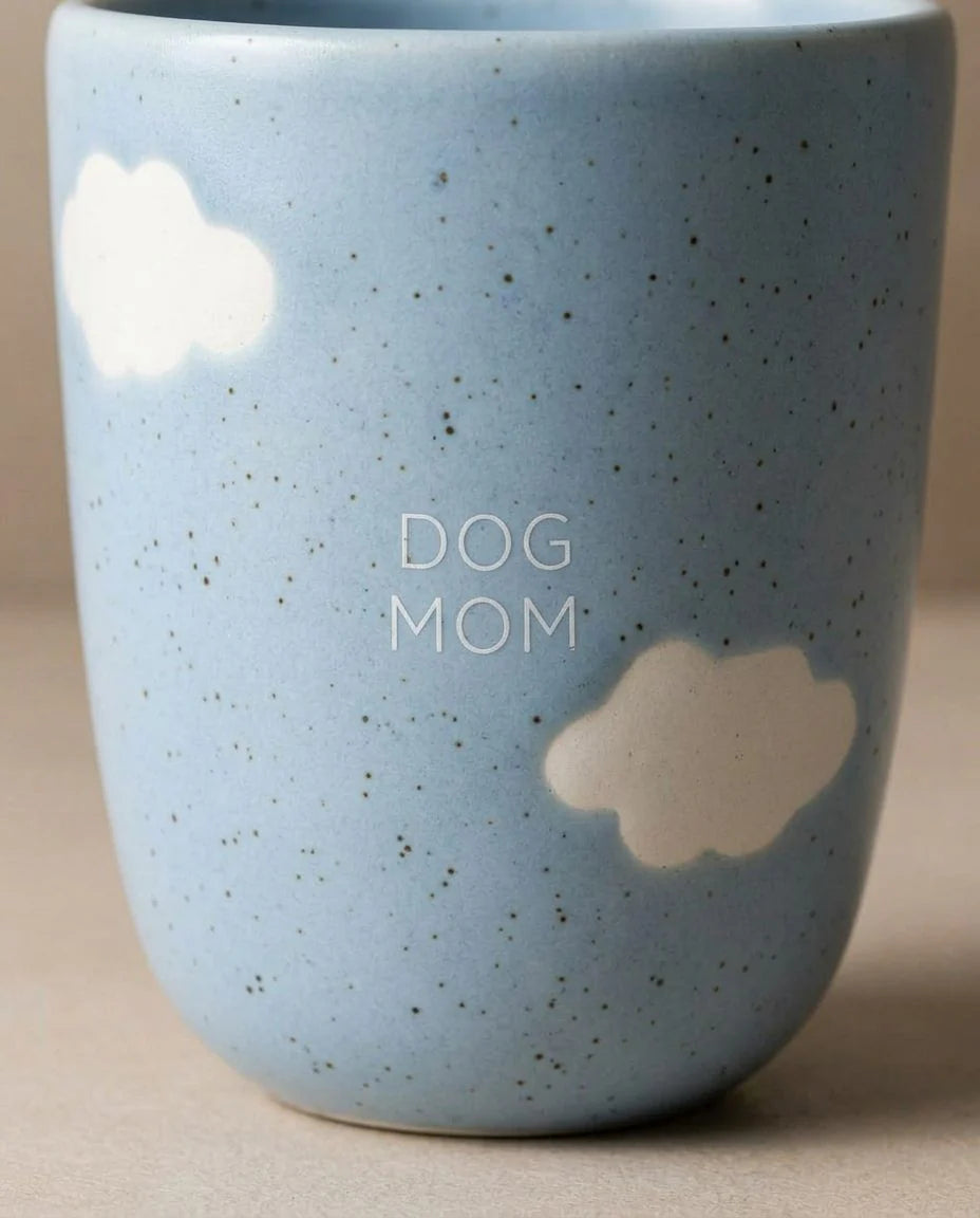 EGG BACK HOME - Cloud Becher Set 220 ml – Dog Mom & Dog Dad, 2-teilig - OSSO BLU