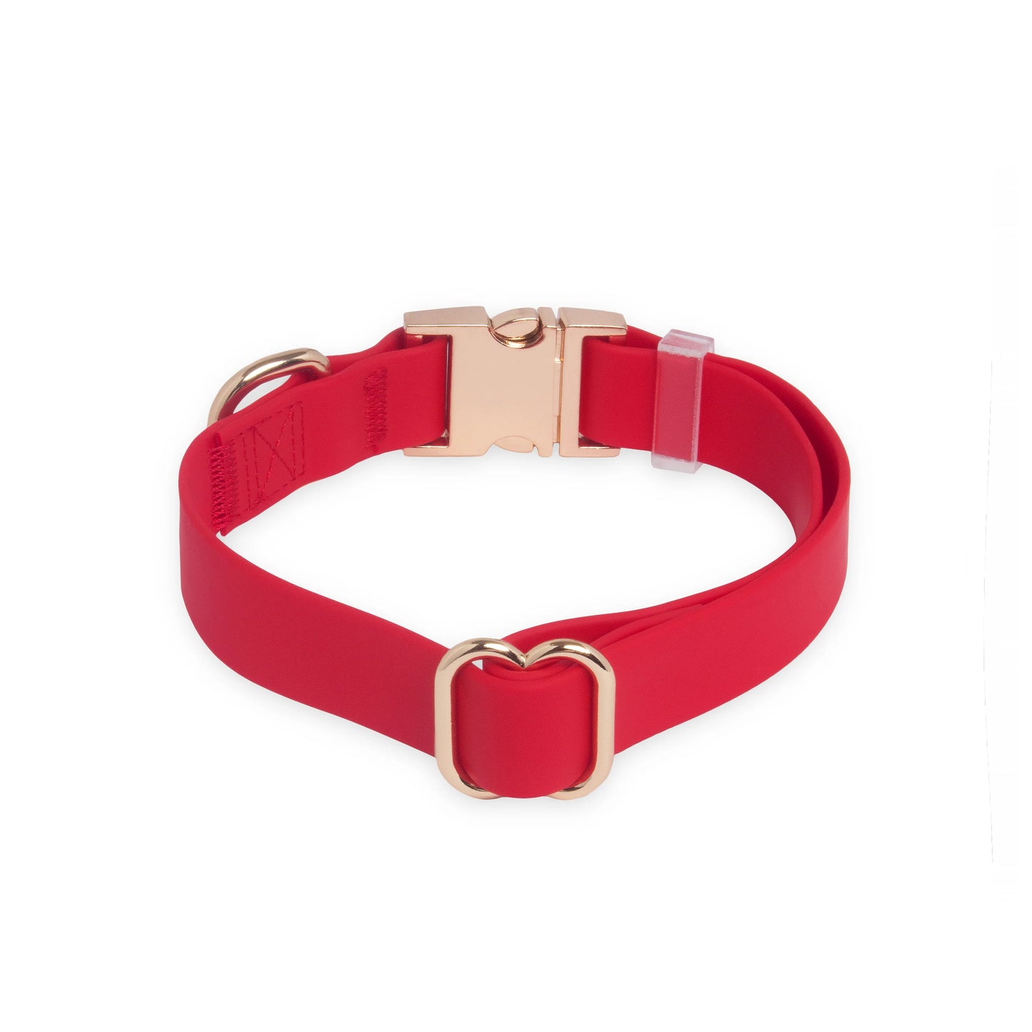 SUNNY TAILS - Wasserdichtes Hundehalsband - Cherry Red